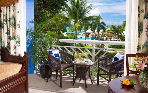 BTC Caribbean Honeymoon Grande Luxe Double View from Living Area